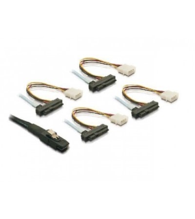 MiniSAS SFF-8087 to 4x SATA 7+15 Pin