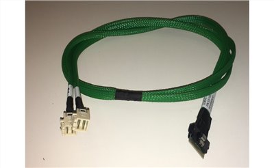 SlimLine SAS SFF-8654 8i to 2x MiniSAS HD SFF-8643 4i Cable