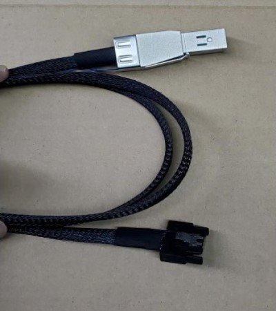 MCIO Cool Edge 38 pos Cable to External HDminiSAS SFF-8044