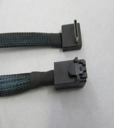 Oculink (SFF-8611) Right Angled to HDminiSAS (SFF-8643)