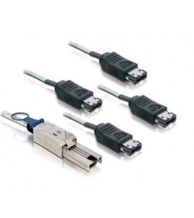 External Mini-SAS(SFF-8088) to 4 x eSATA
