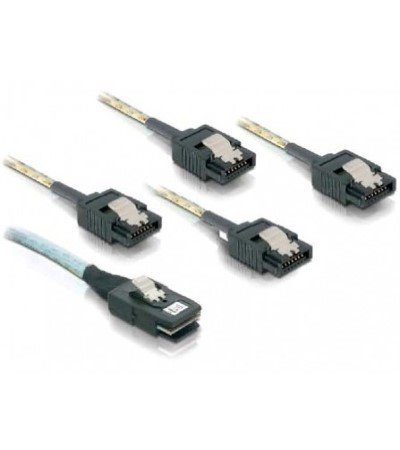 MiniSAS SFF-8087 to 4x SATA 7 Pin (latch)