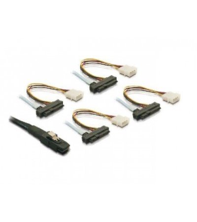 MiniSAS SFF-8087 to 4x SATA 7+15 Pin
