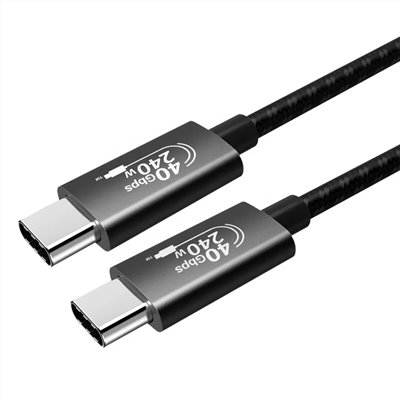 Type C Gen3 Male to USB4 A Male 40Gbps 240W 8k tv displayCable